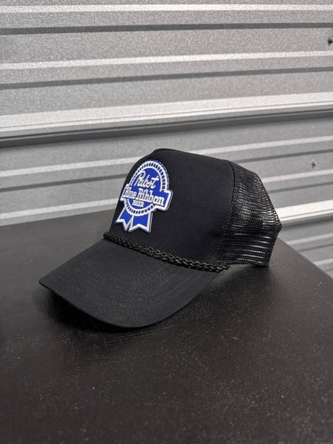 Pabst Blue Ribbon Black Trucker