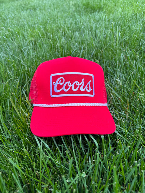 Red Coors Trucker