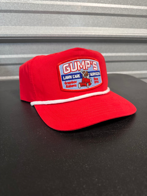 Gump’s Lawn Care Red Retro Cap