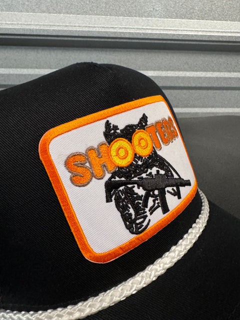 Shooters Black/White Trucker