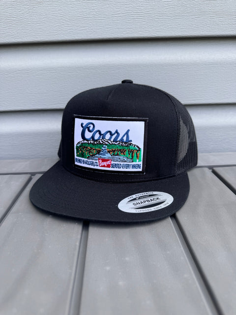 Coors Mountains Black Snapback