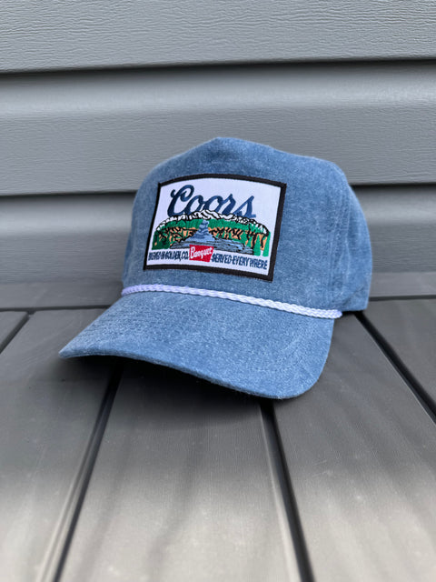 Vintage Coors Banquet Blue Trucker