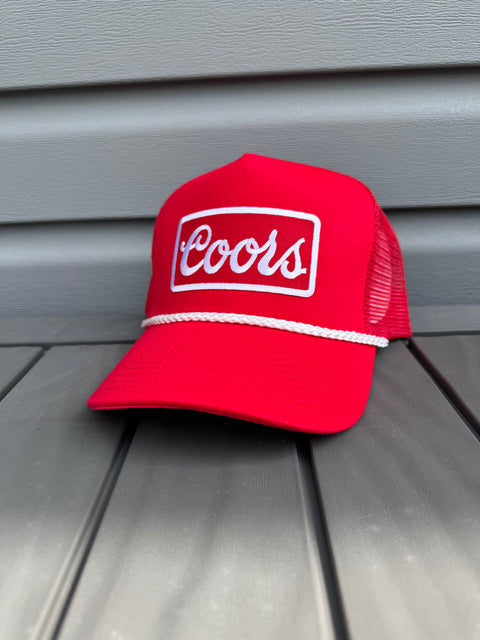 Red Coors Trucker