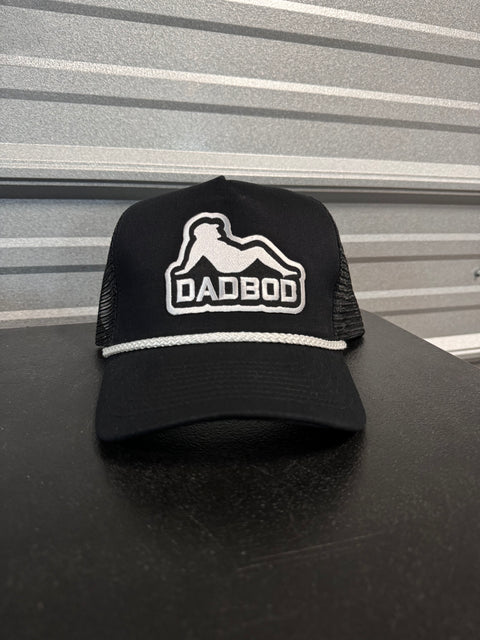 DadBod Black/White Trucker