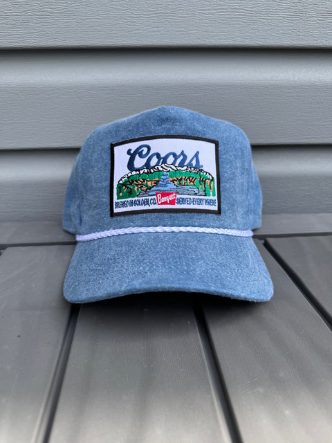 Vintage Coors Banquet Blue Trucker