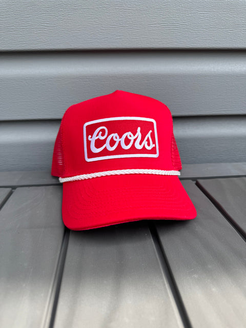 Red Coors Trucker