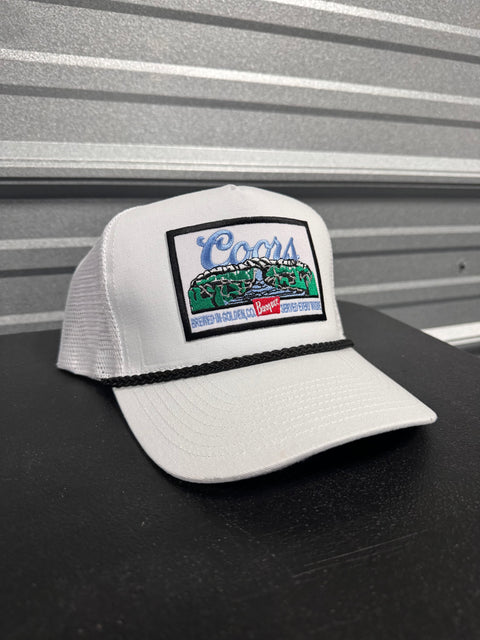 Coors Vintage White/Black Trucker