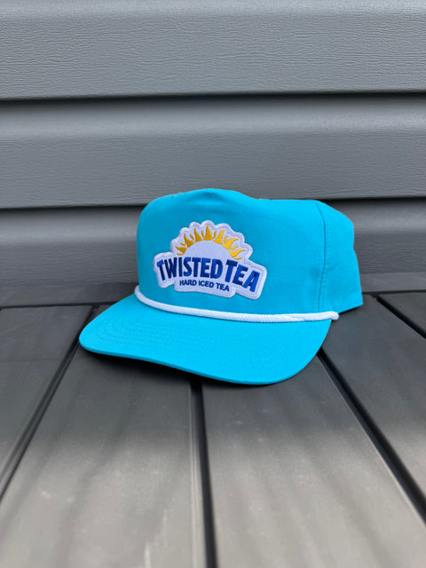 Twisted Tea Ocean Blue Retro Cap