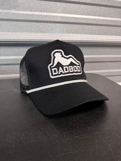 DadBod Black/White Trucker