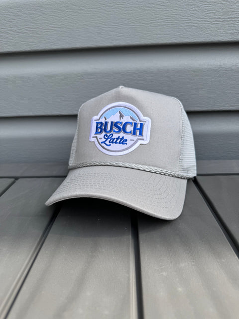 Busch Latte Grey Trucker